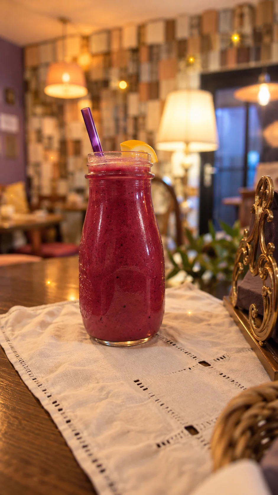 Pink Dragon Smoothie in der Winkelgasse – KI-unterstützte Stimmungsvisualisierung
